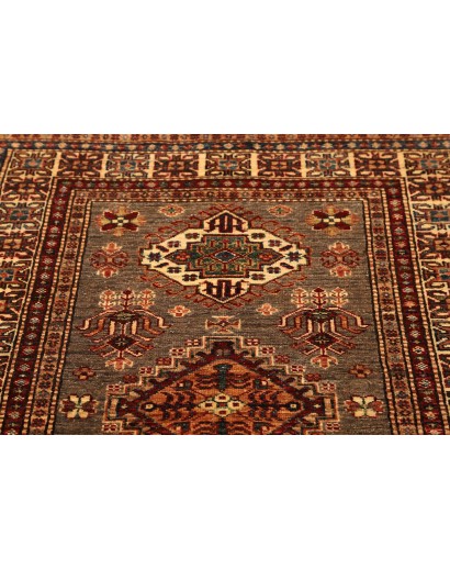Tappeto Kazak Fine Pakistan marrone arancione 101x144