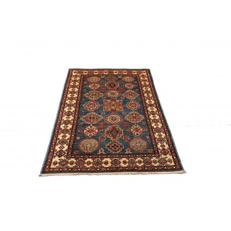Tappeto Kazak Fine Pakistan azzurro arancione 101x151