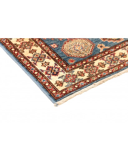 Tappeto Kazak Fine Pakistan azzurro arancione 101x151