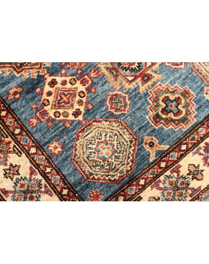 Tappeto Kazak Fine Pakistan azzurro arancione 101x151