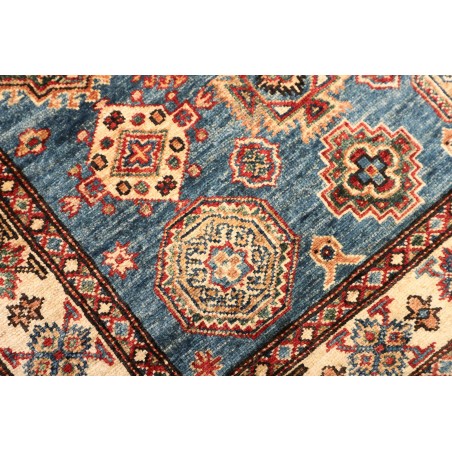 Tappeto Kazak Fine Pakistan azzurro arancione 101x151