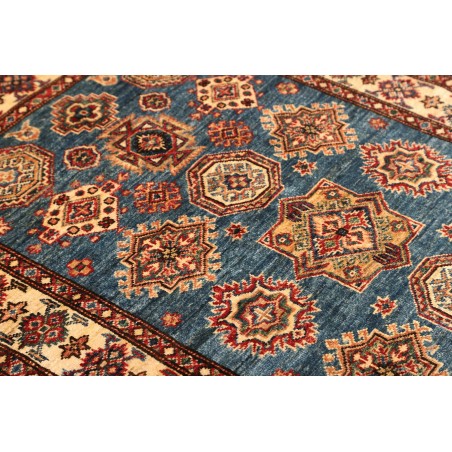Tappeto Kazak Fine Pakistan azzurro arancione 101x151