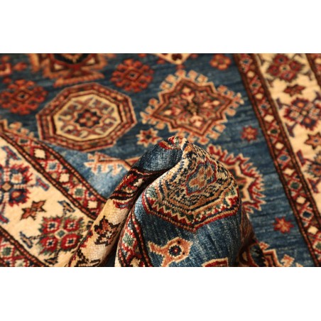 Tappeto Kazak Fine Pakistan azzurro arancione 101x151