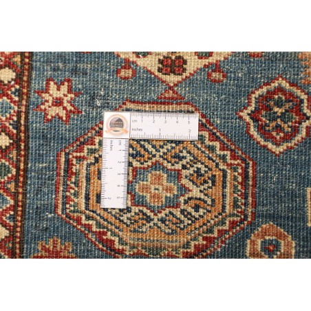 Tappeto Kazak Fine Pakistan azzurro arancione 101x151