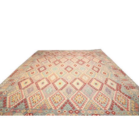 Tappeto Kilim Afghanistan marrone 368x442