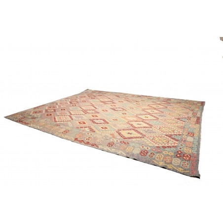 Tappeto Kilim Afghanistan marrone 368x442