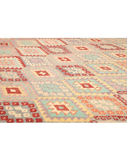 Tappeto Kilim Afghanistan marrone 368x442