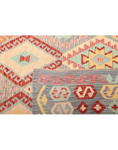Tappeto Kilim Afghanistan marrone 368x442
