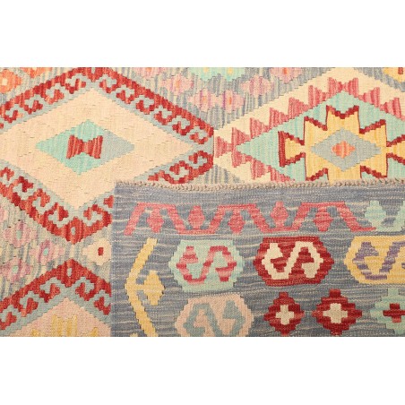 Tappeto Kilim Afghanistan marrone 368x442