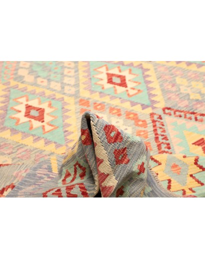 Tappeto Kilim Afghanistan marrone 368x442