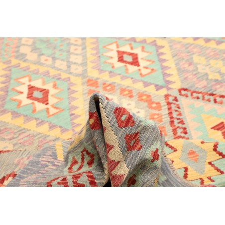 Tappeto Kilim Afghanistan marrone 368x442