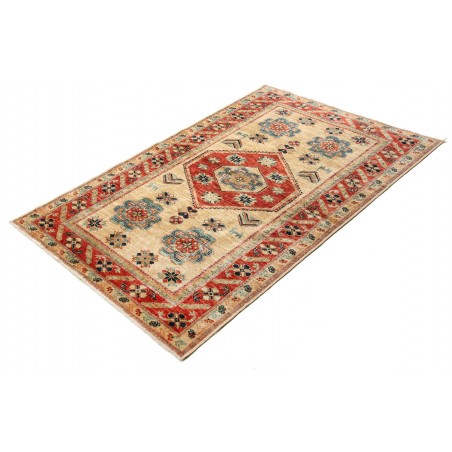 Tappeto Kazak Fine Pakistan marrone grigio 102x155