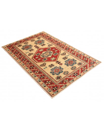 Tappeto Kazak Fine Pakistan marrone grigio 102x155