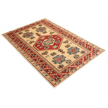 Tappeto Kazak Fine Pakistan marrone grigio 102x155