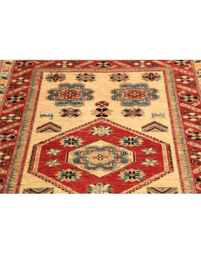Tappeto Kazak Fine Pakistan marrone grigio 102x155