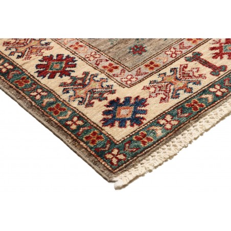 Tappeto Kazak Fine Pakistan marrone grigio 82x258