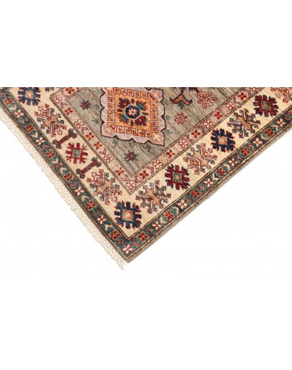 Tappeto Kazak Fine Pakistan marrone grigio 82x258
