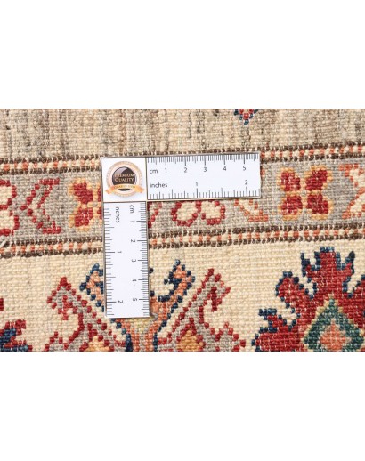 Tappeto Kazak Fine Pakistan marrone grigio 82x258