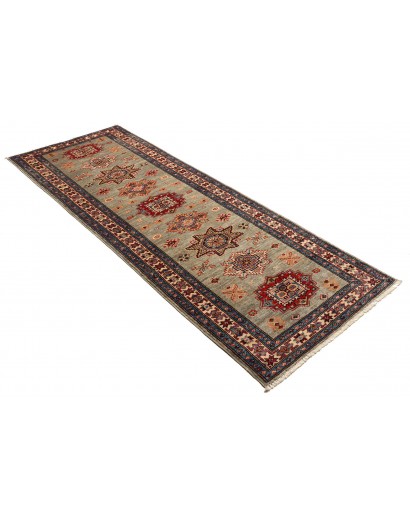 Tappeto Kazak Fine Pakistan azzurro grigio 80x235