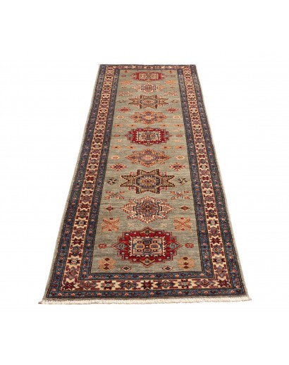 Tappeto Kazak Fine Pakistan azzurro grigio 80x235