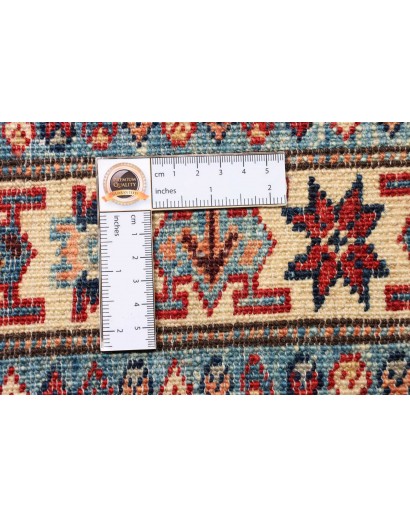 Tappeto Kazak Fine Pakistan azzurro grigio 80x235