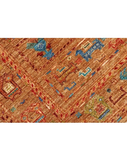 Tappeto Rubin Pakistan arancione marrone 81x289