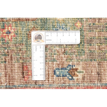 Tappeto Tribal Pakistan bianco grigio 145x205