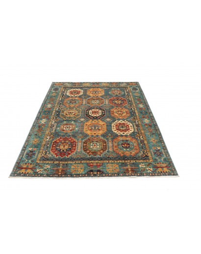 Tappeto Tribal Pakistan bianco marrone 148x201