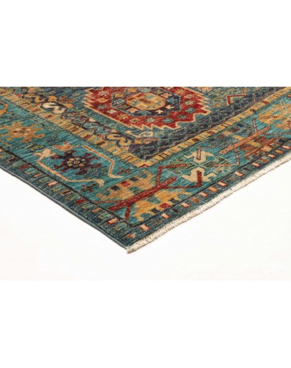 Tappeto Tribal Pakistan bianco marrone 148x201
