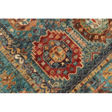 Tappeto Tribal Pakistan bianco marrone 148x201