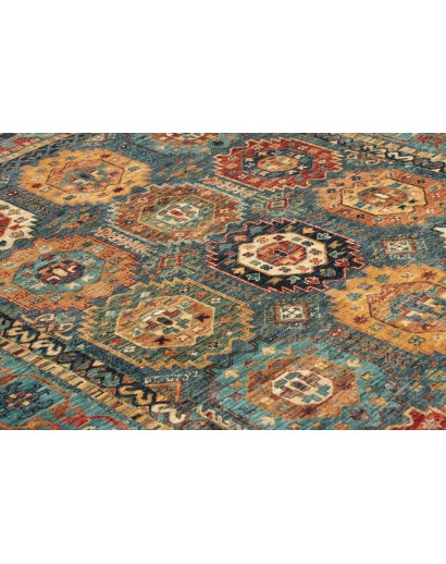 Tappeto Tribal Pakistan bianco marrone 148x201