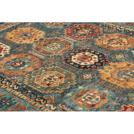 Tappeto Tribal Pakistan bianco marrone 148x201