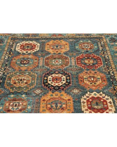Tappeto Tribal Pakistan bianco marrone 148x201