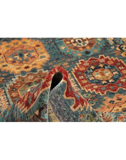 Tappeto Tribal Pakistan bianco marrone 148x201