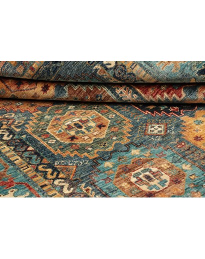 Tappeto Tribal Pakistan bianco marrone 148x201