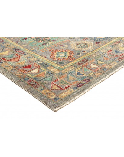 Tappeto Tribal Pakistan marrone grigio 165x238