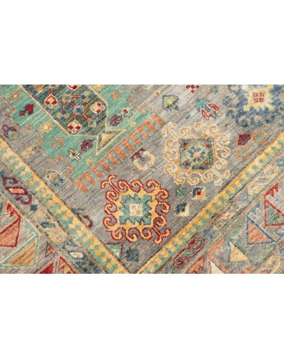 Tappeto Tribal Pakistan marrone grigio 165x238