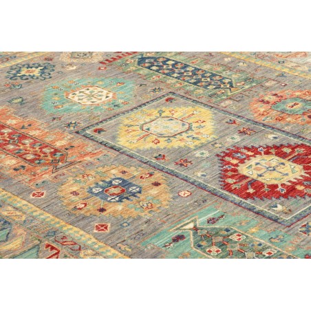 Tappeto Tribal Pakistan marrone grigio 165x238