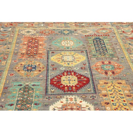 Tappeto Tribal Pakistan marrone grigio 165x238