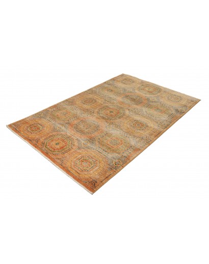 Tappeto Mamlouk Pakistan arancione marrone 126x189