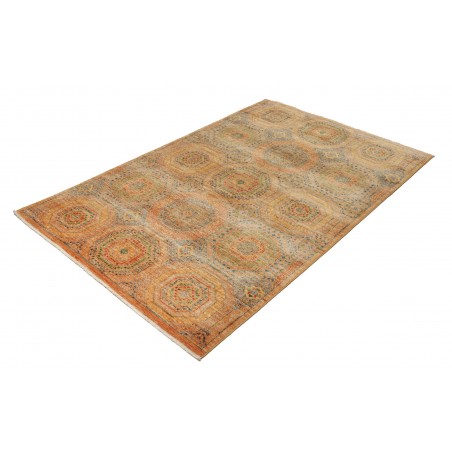 Tappeto Mamlouk Pakistan arancione marrone 126x189