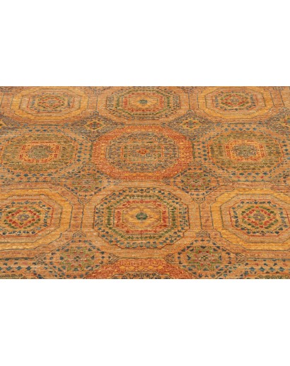 Tappeto Mamlouk Pakistan arancione marrone 126x189