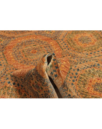 Tappeto Mamlouk Pakistan arancione marrone 126x189
