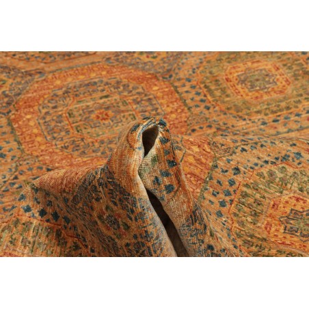 Tappeto Mamlouk Pakistan arancione marrone 126x189