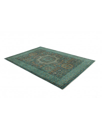Tappeto Mamlouk Pakistan azzurro bianco 169x238