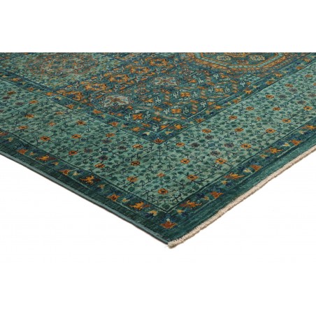 Tappeto Mamlouk Pakistan azzurro bianco 169x238