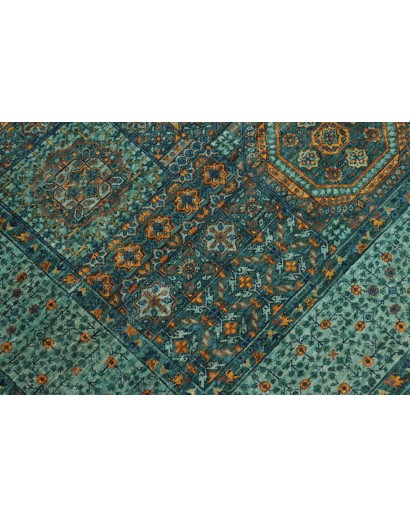 Tappeto Mamlouk Pakistan azzurro bianco 169x238