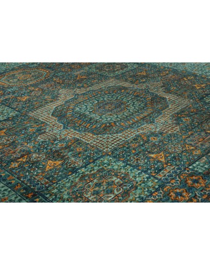 Tappeto Mamlouk Pakistan azzurro bianco 169x238