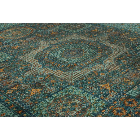 Tappeto Mamlouk Pakistan azzurro bianco 169x238