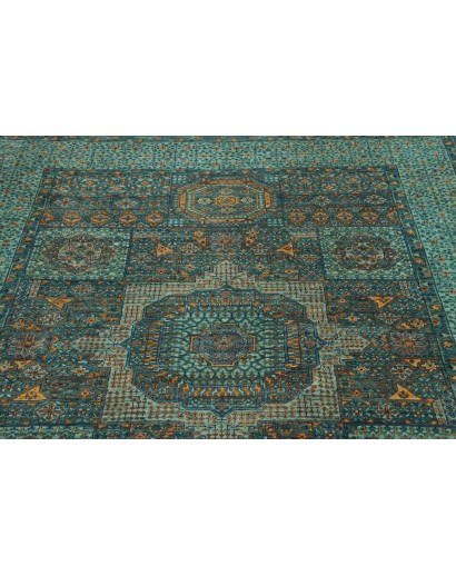 Tappeto Mamlouk Pakistan azzurro bianco 169x238